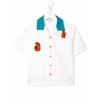 Stella McCartney Kids Camisa com detalhes de patch - Branco