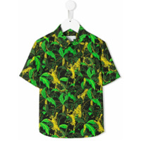 Stella McCartney Kids Camisa com estampa de selva - Preto