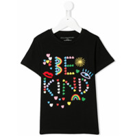 Stella McCartney Kids Camiseta Be Kind - Preto