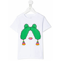 Stella McCartney Kids Camiseta com emblemas removíveis - Branco