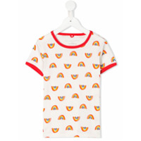 Stella McCartney Kids Camiseta com estampa arco-íris - Branco