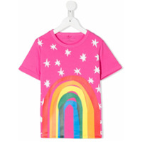 Stella McCartney Kids Camiseta com estampa arco-íris - Rosa