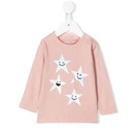 Stella McCartney Kids Camiseta com estampa de estrela - Rosa