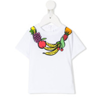 Stella McCartney Kids Camiseta com estampa de frutas - Branco
