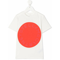 Stella McCartney Kids Camiseta com estampa de logo - Branco