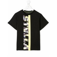 Stella McCartney Kids Camiseta com estampa de logo - Preto