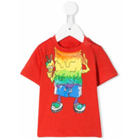 Stella McCartney Kids Camiseta com estampa de monstro - Laranja