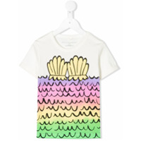 Stella McCartney Kids Camiseta com estampa de sereia - Branco