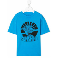 Stella McCartney Kids Camiseta com estampa Hello Sunshine - Azul