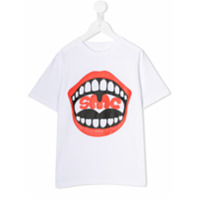 Stella McCartney Kids Camiseta com estampa Mouth - Branco