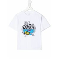 Stella McCartney Kids Camiseta com estampa Paradise - Branco