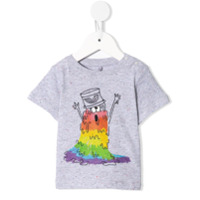 Stella McCartney Kids Camiseta com estampa Rainbow Monster - Cinza