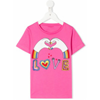 Stella McCartney Kids Camiseta com estampa - Rosa