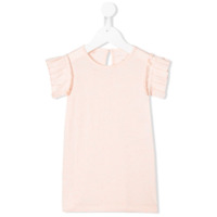 Stella McCartney Kids Camiseta com pregas nas mangas - Neutro