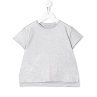Stella McCartney Kids Camiseta decote careca - Cinza