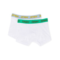 Stella McCartney Kids Cueca boxer Sunday - Branco
