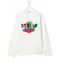 Stella McCartney Kids logo sweatshirt - Branco