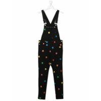 Stella McCartney Kids Macacão de veludo cotelê - Preto