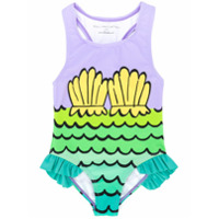 Stella McCartney Kids Maiô com estampa de sereia - Roxo