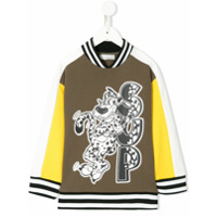 Stella McCartney Kids Moletom Tiger Sup - Marrom