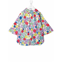 Stella McCartney Kids Pelerine com estampa Smiling Flowers - Branco