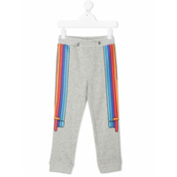 Stella McCartney Kids point-stripe track pants - Cinza
