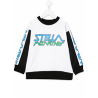 Stella McCartney Kids sport logo-print sweatshirt - Branco