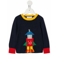 Stella McCartney Kids Suéter de tricô - Azul