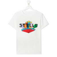 Stella McCartney Kids TEEN logo cotton T-shirt - Branco