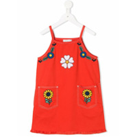 Stella McCartney Kids Vestido com estampa floral - Vermelho