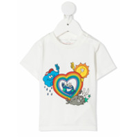 Stella McCartney Kids weather print T-shirt - Branco