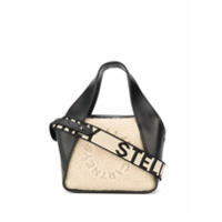 Stella McCartney logo detail crossbody bag - Preto