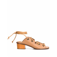 Stella McCartney Sandália gladiadora Maia - Marrom