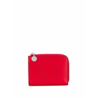 Stella McCartney Stella Logo zipped wallet - Vermelho