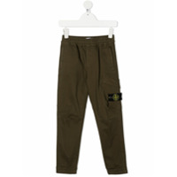 Stone Island Junior Calça com logo - Verde