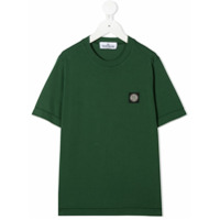 Stone Island Junior logo patch T-shirt - Verde