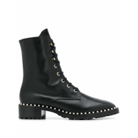 Stuart Weitzman Ankle boot Allie com tachas - Preto