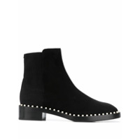 Stuart Weitzman Ankle boot com acabamento de tachas - Preto