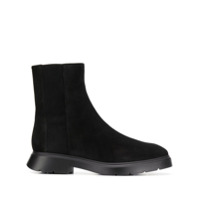 Stuart Weitzman Ankle boot de couro preta - Preto