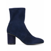 Stuart Weitzman Ankle boot Margot de camurça - Azul