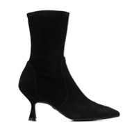 Stuart Weitzman Ankle boot Muna com salto 75mm - Preto