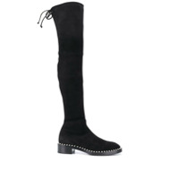 Stuart Weitzman Bota over-the-knee Lowland - Preto