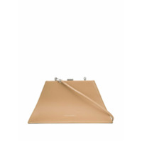 Studio Amelia Bolsa tote trapézio de couro - Neutro