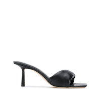 Studio Amelia Sandália slip-on matelassê - Preto