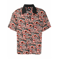 Stussy Camisa mangas curtas com estampa - Vermelho