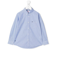 Sun 68 Camisa com botões e estampa de listras - Azul