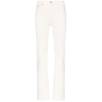Sunflower Calça jeans reta com cintura alta - Branco