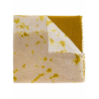 Suzusan Cachecol tie-dye de cashmere - Amarelo