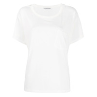 T By Alexander Wang Camiseta mangas curtas com bolso no busto - Branco