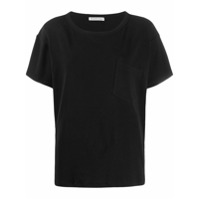 T By Alexander Wang Camiseta mangas curtas com bolso no busto - Preto